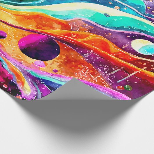 ギャラクシー |外部スペース ラッピングペーパー (角)