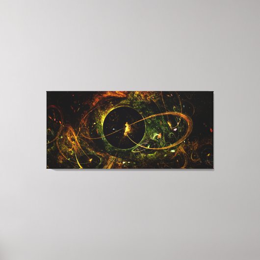 ギャラクティカ宇宙旅行SF キャンバスプリント (正面)