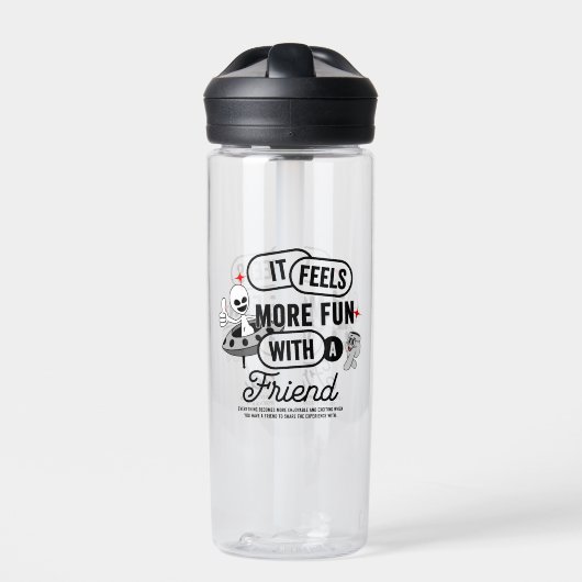 ギャラクティックフレンズ スペース | 20oz ウォーターボトル (正面)