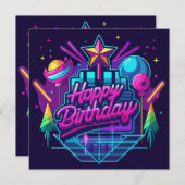 ギャラシーグロウ 招待状 (正面/裏面)