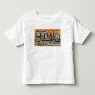 ギャラップ、ニューメキシコ-大きい手紙場面 トドラーTシャツ
