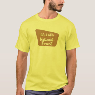 ギャラティンの国有林(印) Tシャツ