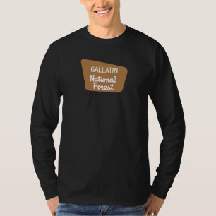 ギャラティンの国有林(印) Tシャツ