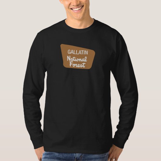 ギャラティンの国有林(印) Tシャツ (正面)