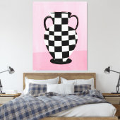 ギャラリコンテンポラリーー・アート キャンバスプリント (インサイチュ (寝室))