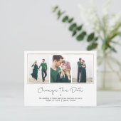 ギャラリモダンーの編集可能な色日付の変更 ポストカード (スタンド正面)