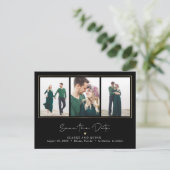 ギャラリモダンーの編集可能な色日付を保存 ポストカード (スタンド正面)