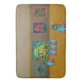 ギャラリーでの鳥たち バスマット (正面縦)