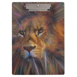 ギャラリーのクリップボードのライオン クリップボード