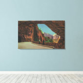 ギャラリーのビュー山カーメルハイウェイ キャンバスプリント (インサイチュ (ウッドフロア))