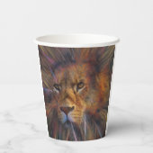 ギャラリーのライオン紙カップ 紙コップ (裏面)
