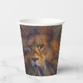 ギャラリーのライオン紙カップ 紙コップ (正面)