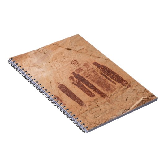 ギャラリーのロックアートピクトグラフ素晴らし ノートブック (右側)