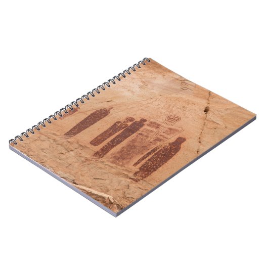 ギャラリーのロックアートピクトグラフ素晴らし ノートブック (左側)