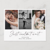 ギャラリーの駆け落ちを待てなかった ポストカード (正面)