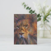 ギャラリーはがき内のライオン ポストカード (スタンド正面)