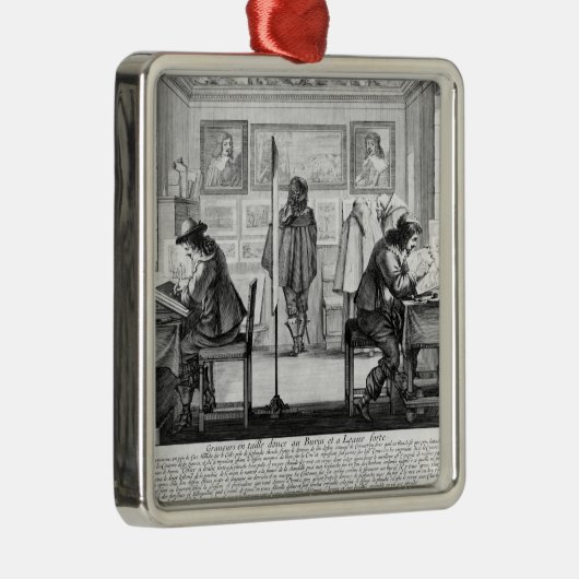 ギャラリーを使用しているプレートの彫刻家 メタルオーナメント (右)