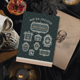 ギャラリーウォールフレームハローウィンパーティ 招待状