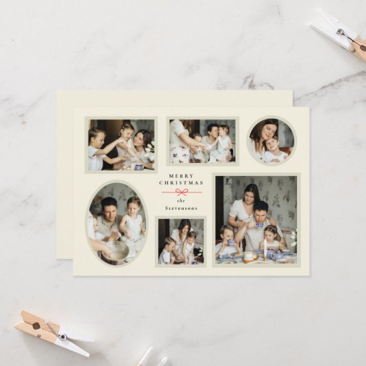 ギャラリーウォールホリデーカード 招待状 (正面/裏面インサイチュ)