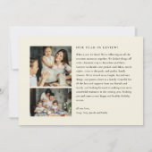 ギャラリーウォール ホリデーカード 招待状 (裏面)