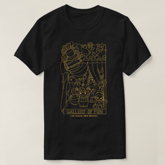ギャラリーオブおもしろいサーカスデザイン Tシャツ (デザイン正面)