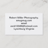 ギャラリーカード 名刺 (裏面)