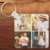 ギャラリーグリッドパーソナライズされたフォトキーチェーン キーホルダー (正面)