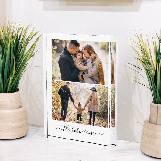 ギャラリーパーソナライズされた2 フォトブロック