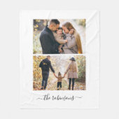 ギャラリーパーソナライズされた2 フリースブランケット (正面)