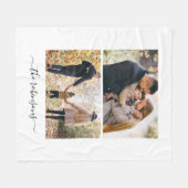 ギャラリーパーソナライズされた2 フリースブランケット (正面(横))