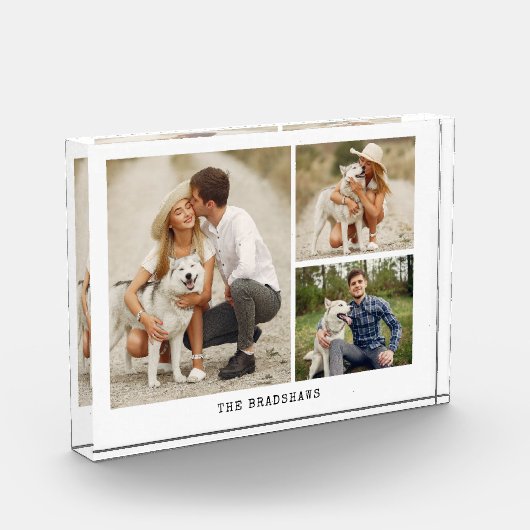 ギャラリーパーソナライズされた3 フォトブロック (左)