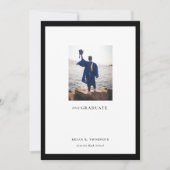 ギャラリーフレームフォト卒業発表カード 案内状 (正面)