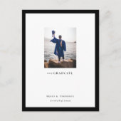 ギャラリーフレーム卒業発表はがき 案内ポストカード (正面)