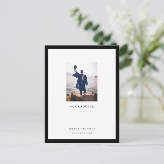 ギャラリーフレーム卒業発表はがき 案内ポストカード (スタンド正面)