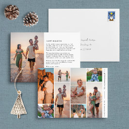 ギャラリーモダン8フォト素敵なライフホリデーカード シーズンカード