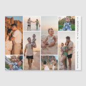 ギャラリーモダン8写真ワンダーライフマグネットカード マグネット招待状 (正面)