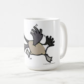 ギャリーガチョウのマグ- Ernie小妖精や小人の本 コーヒーマグカップ (正面右)