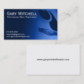 ギャリーMitchell音楽 名刺 (正面/裏面)