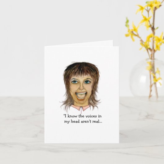 ギャルおもしろいヒアリング素晴らしアイディア カード (黄色い花)