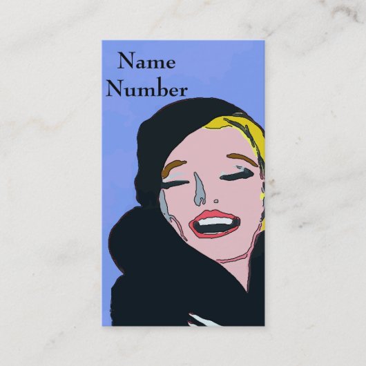 ギャルビジネスカードアート 名刺 (正面)