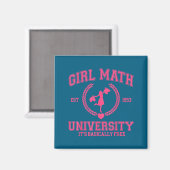 ギャル数学大学 基本的におもしろい引用 マグネット (正面/裏面)