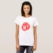 ギャル数学 - 女性向けジムTシャツ おもしろグッズ Tシャツ (正面フル)