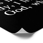 ギャル2:20満月を見つめる狼。 ポスター (角)