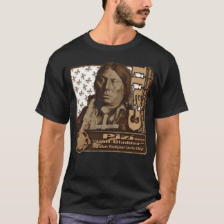 ギャル(胆嚢 "Pizi")フンクパパ・ラコタ族の酋長 Tシャツ