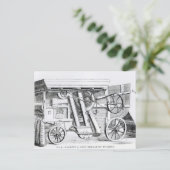 ギャレットと息子の特許複合脱穀 ポストカード (スタンド正面)