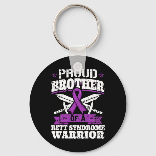 ギャレット症候群のブラザーウォリアー認識度B キーホルダー (正面)