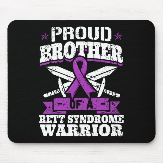 ギャレット症候群のブラザーウォリアー認識度B マウスパッド (正面)