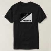 ギャレット・ウィルソン ブラック&ホワイト Tシャツ (デザイン正面)
