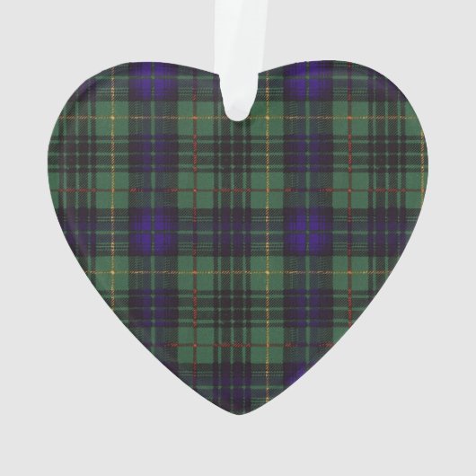ギャロウェーの一族の格子縞のスコットランドのキルトのタータンチェック オーナメント (裏面)