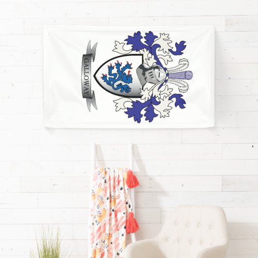 ギャロウェーの家紋の紋章付き外衣 横断幕 (インサイチュ)